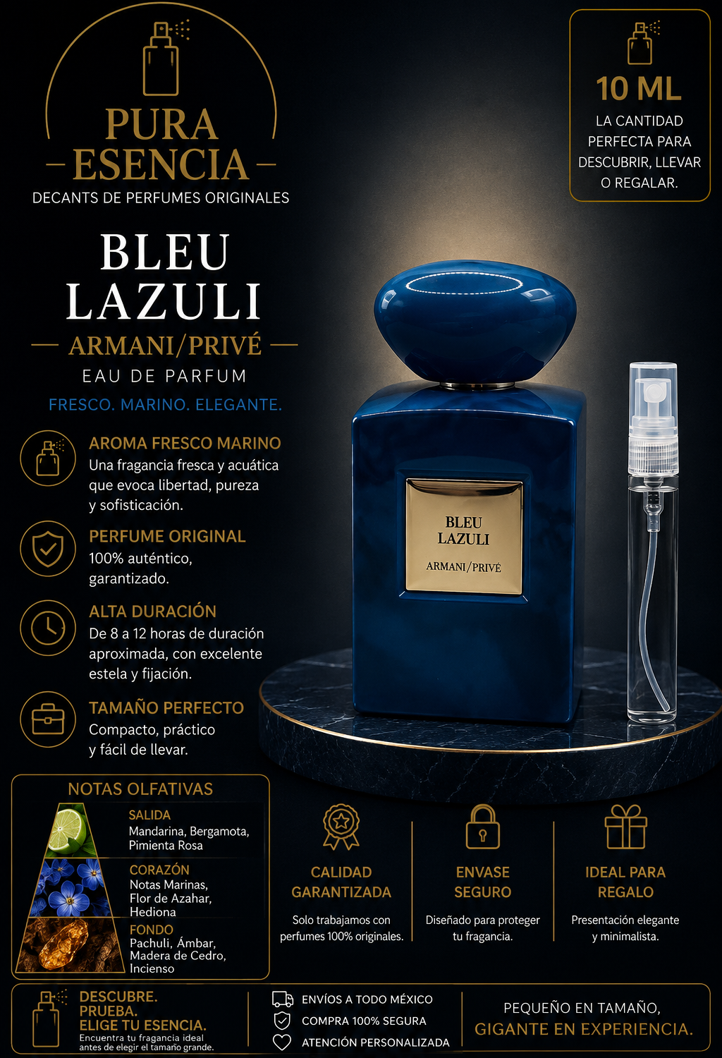 Armani Privé Bleu Lazuli — Decant 5 ml y 10 ml