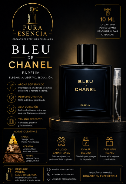 Bleu de Chanel Parfum — Decant 5 ml y 10 ml