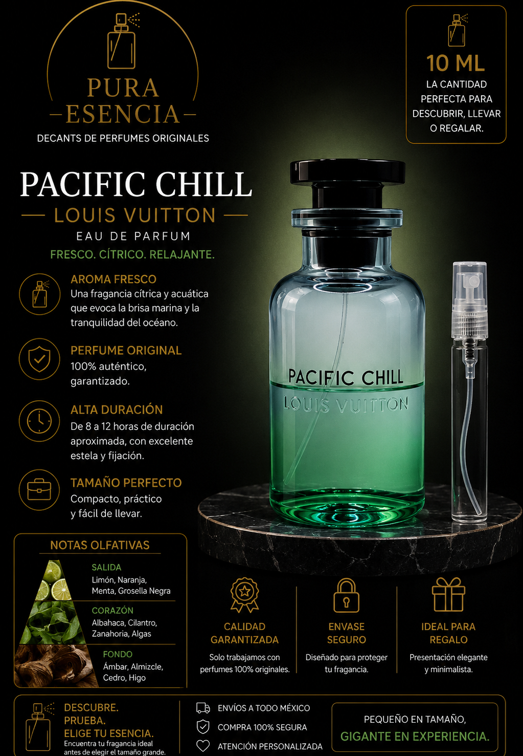 Louis Vuitton Pacific Chill — Decant 5 ml y 10 ml