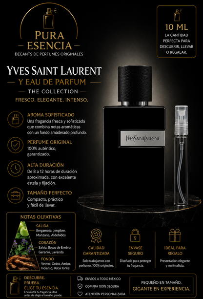 Yves Saint Laurent Y Le Parfum — Decant 5 ml y 10 ml